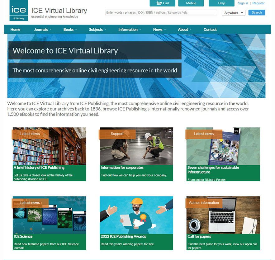 ICE Publishing 1 ICE Publishing